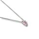 CONJUNTO ROSA BRINCO  E PING  PRATA 925