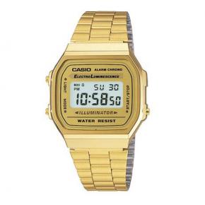 Relógio Casio Unissex Vintage Digital Dourado A168WG9WDF