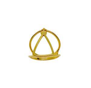 ANEL NOSSA SRA APARECIDA LISO FOLHEADO A OURO 18K