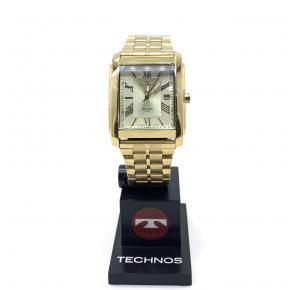 Relógio Technos Classic Executive Quadrado Dourado