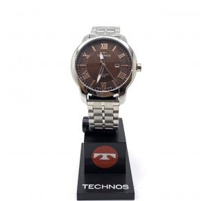 Relógio Technos Classic Executive Prata com Cobre