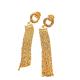 BRINCO FRANJA REDON FOLHEADO A OURO 18K - 7,2CM