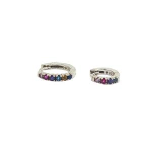 ARGOLA DUPLA COLOR PRATA 925