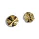 BRINCO CIRCULO FOLHEADO A OURO 18K - 1,8CM
