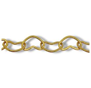 PULSEIRA ELOS CORA FOLHEADA A OURO 18K - 21CM