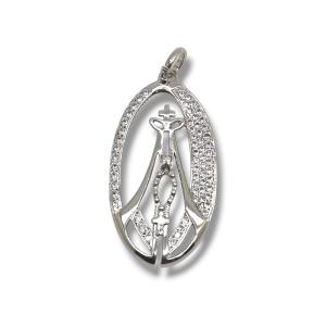PINGENTE NOSSA SRA APARECIDA PRATA 925 - 