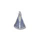 PINGENTE NOSSA SRA APARECIDA ZIRC PRATA 925 - 2,2CM