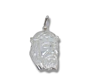 PINGENTE FACE JESUS PRATA 925 - 2,8CM