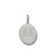 PINGENTE NOSSA SRA APARECIDA OVAL PRATA 925 - 3CM