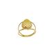 ANEL GOTA FOLHEADO A OURO 18K 